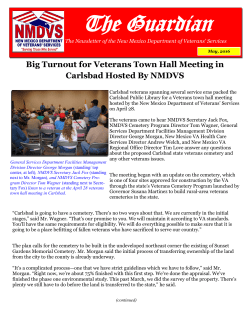 May 2016 - New Mexico Network of Care