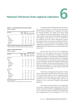National inferences from regional indicators