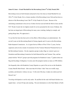 Biography 2016 - Brownsburg Lions Club