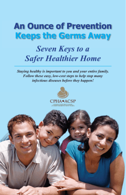 An Ounce of Prevention Keeps the Germs Away Seven Keys to a