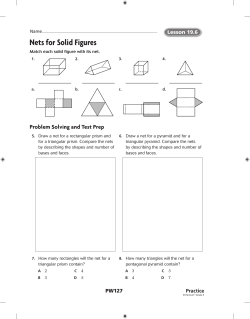 Nets for Solid Figures