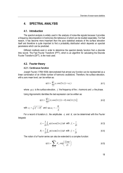Overview of ocean wave statistics