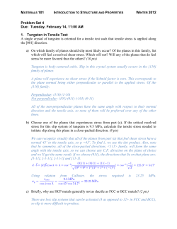 Solution to Problem Set 4