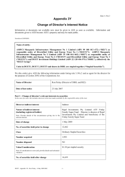 Annexure 2 - Appendix 3X, 3Y and 3Z