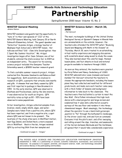 Spring/Summer 2006 - Woods Hole Oceanographic Institution
