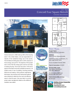 Concord Four Square Retrofit - Building Science Corporation