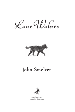 Lone Wolves - Paperback Text
