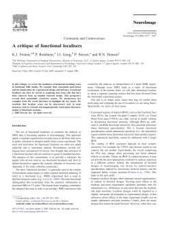 A critique of functional localisers