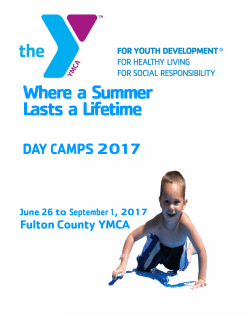 Camp Brochure - Fulton County YMCA