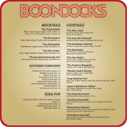 cocktails mocktails soda pop