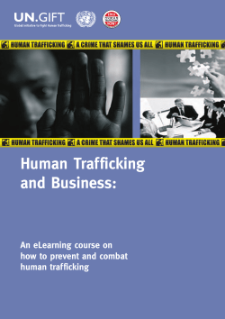 Human Trafficking and Business