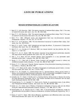 liste de publications