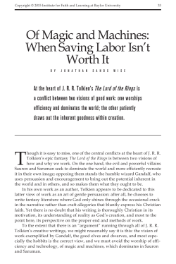 Of Magic and Machines: When Saving Labor Isn`t