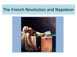 The French Revolution and Napoleon