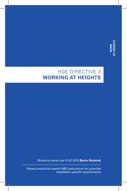 hse directive 3 working at heights