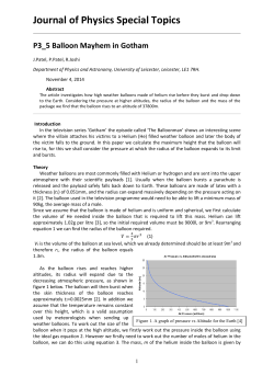 Title of PAPER - Department of Physics and Astronomy