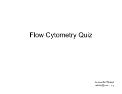 Flow Cytometry Quiz