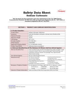 See attached SDS