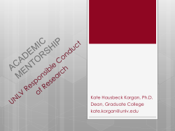 Mentor/Trainee Responsibilities