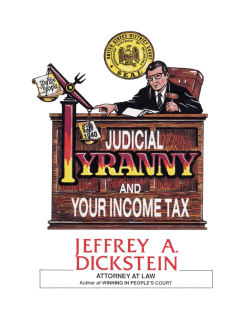 Judicial Tyranny and Your Income Tax