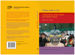 China with a Cut - UvA-DARE