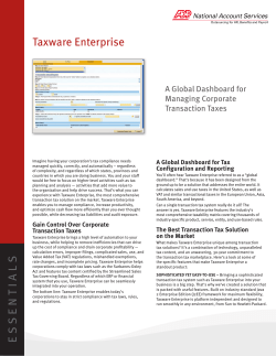 Taxware Enterprise