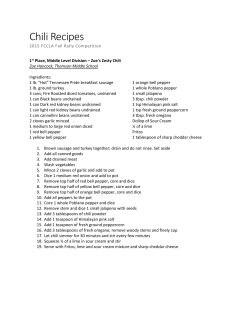 Chili Recipes