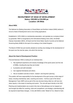 RECRUITMENT OF HEAD OF DEVELOPMENT Salary: £28,000 to