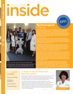 EPIC - Mount Sinai Health System