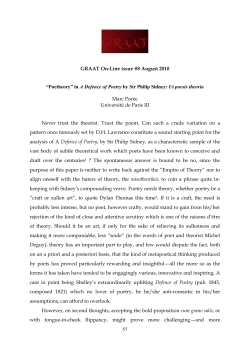 in A Defence of Poetry by Sir Philip Sidney