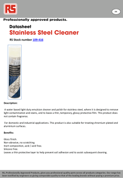 RS Stock number 109-416