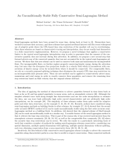 An Unconditionally Stable Fully Conservative Semi