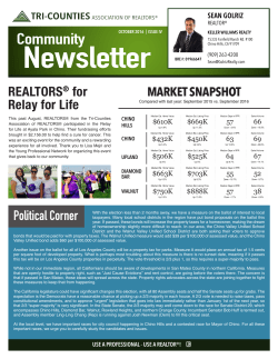 October 2016 Community Newsletter - Tri
