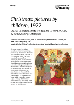 Christmas: pictures by children, 1922