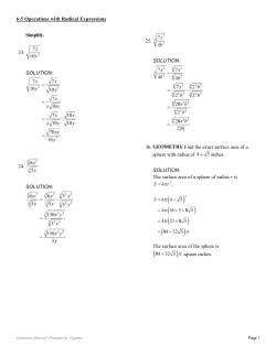 Simplify. 23. SOLUTION: 24. SOLUTION: 25. 25. SOLUTION: 36
