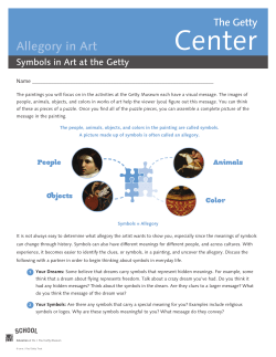Allegory in Art: Symbols in Art (Education at the Getty)