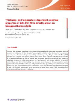 Thickness- and temperature-dependent electrical