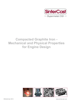 Mechanical and Physical Properties for Engine Design