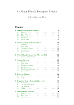 Bonuspack Readme