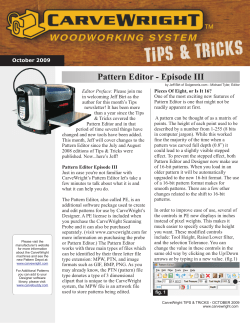 Pattern Editor - Episode III