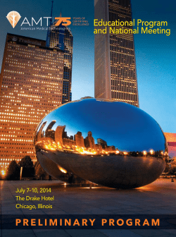 Monday, July 7 - American Medical Technologists