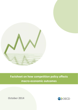 Facsheet on how competition policy affects macro
