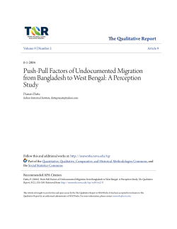 Push-Pull Factors of Undocumented Migration from