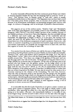 Fiction`s Early Dawn