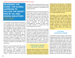 Escaping the global resource curse