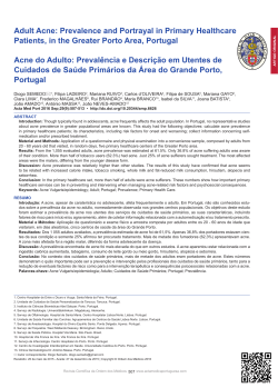 Adult Acne: Prevalence and Portrayal in Primary Healthcare Patients