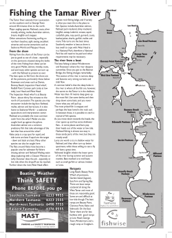 Fishing the Tamar River