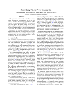 Demystifying 802.11n Power Consumption