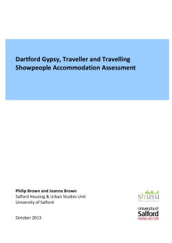 Dartford Gypsy, Traveller and Travelling Showpeople