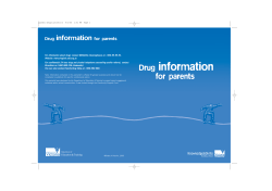 Drug Information for Parents